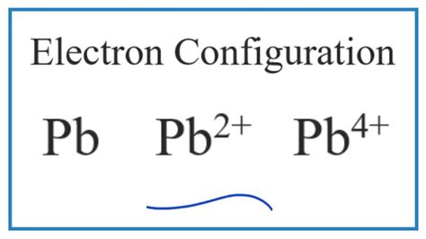 pb 2+ electron configuration.